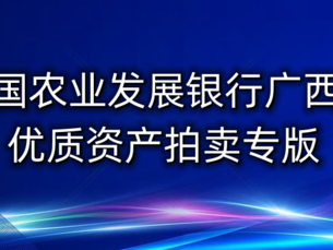 中国农业发展银行广西区优质资产拍卖专版
